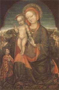 Jacopo Bellini THe Virgin and Child Adored by Lionello d'Este (mk05) China oil painting art